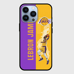 Чехол для iPhone 13 Pro Леброн NBA, цвет: 3D-черный