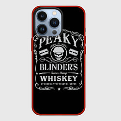 Чехол для iPhone 13 Pro Острые Козырьки Whiskey, цвет: 3D-красный