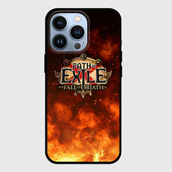 Чехол iPhone 13 Pro Path of Exile Logo Путь изгнанника Лого Z