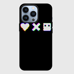 Чехол для iPhone 13 Pro Love Death and Robots Glitch, цвет: 3D-черный