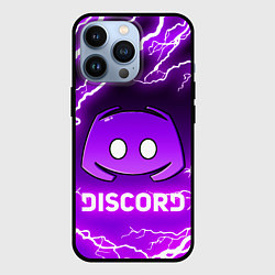 Чехол iPhone 13 Pro DISCORD ДИСКОРД МОЛНИЯ