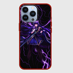 Чехол iPhone 13 Pro Keqing Genshin Impact Молния