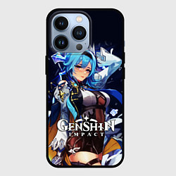 Чехол для iPhone 13 Pro Eula Genshin Impact, цвет: 3D-черный