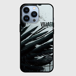 Чехол для iPhone 13 Pro Resident Evil Village крылья, цвет: 3D-черный