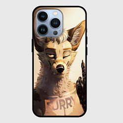 Чехол для iPhone 13 Pro Furry jackal, цвет: 3D-черный