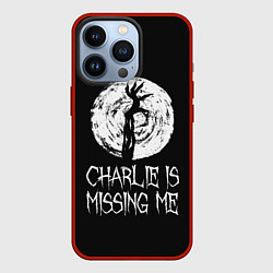 Чехол для iPhone 13 Pro Charlie is missing me, цвет: 3D-красный