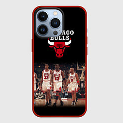 Чехол для iPhone 13 Pro CHICAGO BULLS 3, цвет: 3D-красный