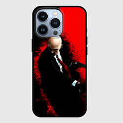 Чехол для iPhone 13 Pro Hitman splash, цвет: 3D-черный