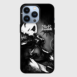 Чехол для iPhone 13 Pro 2B Nier: Automata, цвет: 3D-черный