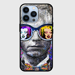 Чехол для iPhone 13 Pro Andy Warhol Энди Уорхол, цвет: 3D-черный