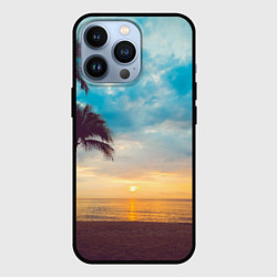 Чехол для iPhone 13 Pro Пейзаж, цвет: 3D-черный