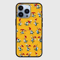 Чехол для iPhone 13 Pro Такой разный Дятел Вуди, цвет: 3D-черный
