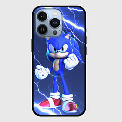 Чехол для iPhone 13 Pro SONIC СОНИК СИНИЙ ЁЖ Z, цвет: 3D-черный