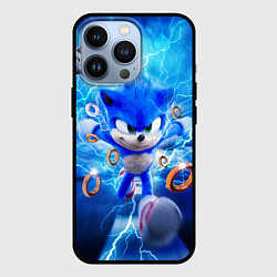 Чехол для iPhone 13 Pro SONIC СИНИЙ ЁЖ Z, цвет: 3D-черный