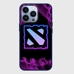 Чехол для iPhone 13 Pro Дота - Dota 2, цвет: 3D-тёмно-синий