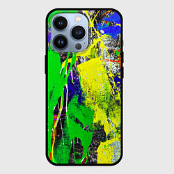 Чехол для iPhone 13 Pro Брызги красок Grunge Paints, цвет: 3D-черный