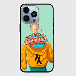 Чехол для iPhone 13 Pro МГК, цвет: 3D-черный