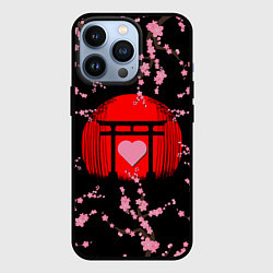 Чехол для iPhone 13 Pro Сакура Япония Japan Z, цвет: 3D-черный
