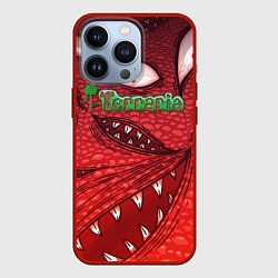 Чехол для iPhone 13 Pro Terraria Wall of Flesh, цвет: 3D-красный