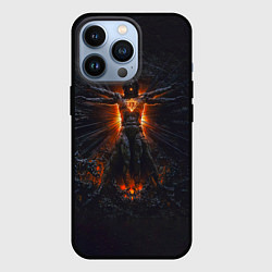 Чехол для iPhone 13 Pro Clayman - In Flames, цвет: 3D-черный