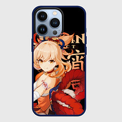Чехол для iPhone 13 Pro Ёимия Genshin Impact, цвет: 3D-тёмно-синий