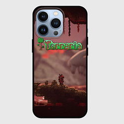 Чехол для iPhone 13 Pro Terraria Тэррария, цвет: 3D-черный