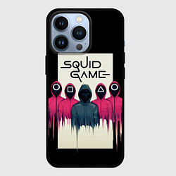 Чехол для iPhone 13 Pro Squid Game: Отряд стражей, цвет: 3D-черный