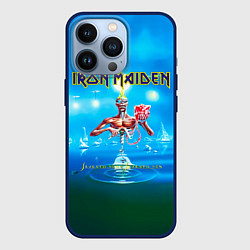 Чехол для iPhone 13 Pro Seventh Son of a Seventh Son - Iron Maiden, цвет: 3D-тёмно-синий