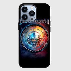 Чехол для iPhone 13 Pro Megadeth, Super Collider, цвет: 3D-черный