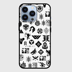 Чехол iPhone 13 Pro DESTINY 2 LOGO PATTERN ДЕСТИНИ