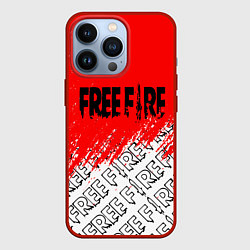 Чехол для iPhone 13 Pro Фри фаер День Booyah,, цвет: 3D-красный