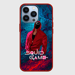 Чехол iPhone 13 Pro Сериал Squid game Игра в кальмара