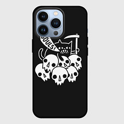 Чехол для iPhone 13 Pro Кот - Жнец, цвет: 3D-черный