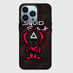 Чехол для iPhone 13 Pro Squid game BLACK, цвет: 3D-черный