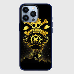 Чехол для iPhone 13 Pro ONE PIECE ВАН ПИС GOLDEN, цвет: 3D-тёмно-синий