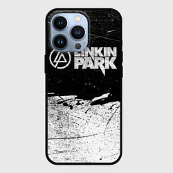 Чехол для iPhone 13 Pro Линкин Парк Лого Рок ЧБ Linkin Park Rock, цвет: 3D-черный