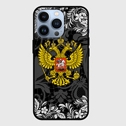 Чехол для iPhone 13 Pro Российская Федерация, цвет: 3D-черный
