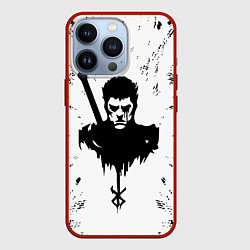 Чехол для iPhone 13 Pro Берсерк Berserk, цвет: 3D-красный