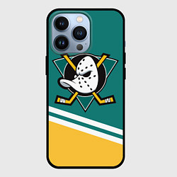 Чехол для iPhone 13 Pro Анахайм Дакс, NHL, цвет: 3D-черный