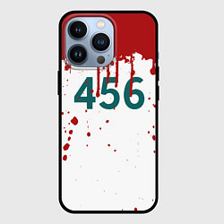 Чехол для iPhone 13 Pro Игра в кальмара: Персонаж 456, цвет: 3D-черный