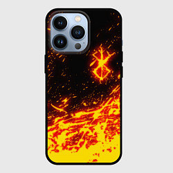 Чехол для iPhone 13 Pro БЕРСЕРК ОГНЕННОЕ КЛЕЙМО, цвет: 3D-черный
