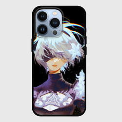 Чехол для iPhone 13 Pro Венецианская девушка Nier automata 2b, цвет: 3D-черный