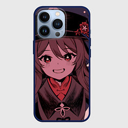 Чехол для iPhone 13 Pro БУУУУ ХУ ТАО HU TAO, цвет: 3D-тёмно-синий