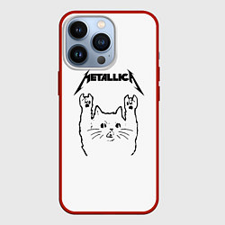 Чехол iPhone 13 Pro Metallica Meowtallica