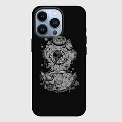 Чехол для iPhone 13 Pro Sea Devil, цвет: 3D-черный