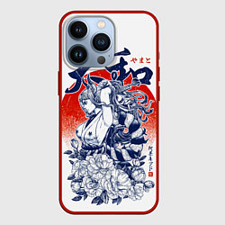 Чехол для iPhone 13 Pro Ямато девушка самурай Ван Пис, цвет: 3D-красный