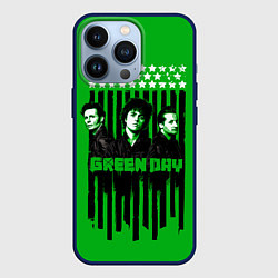 Чехол для iPhone 13 Pro Green day is here, цвет: 3D-тёмно-синий