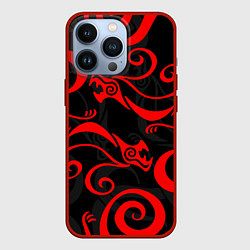 Чехол для iPhone 13 Pro ДРАКОН ДРАКЕНА ТОКИЙСИКИЕ МСТИТЕЛИ, цвет: 3D-красный
