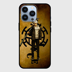 Чехол для iPhone 13 Pro Трафальгар Ло One Piece c нодати, цвет: 3D-черный