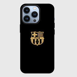 Чехол для iPhone 13 Pro Golden Barca, цвет: 3D-черный